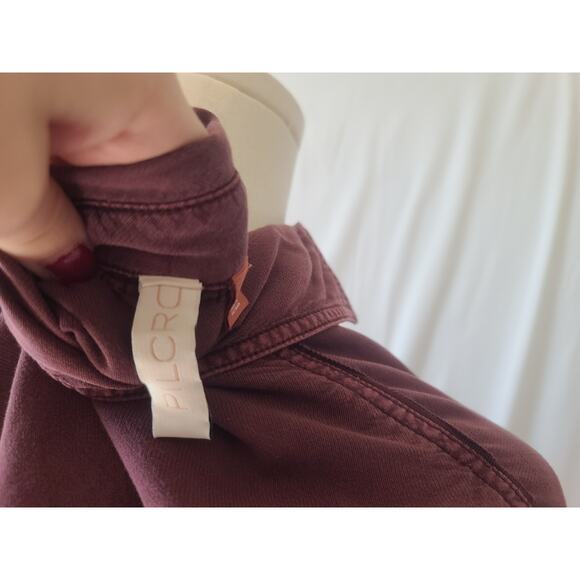 Anthropologie Pilcro Womens Plum Deanna Tiered Shirt Dress Medium - Picture 6 of 6